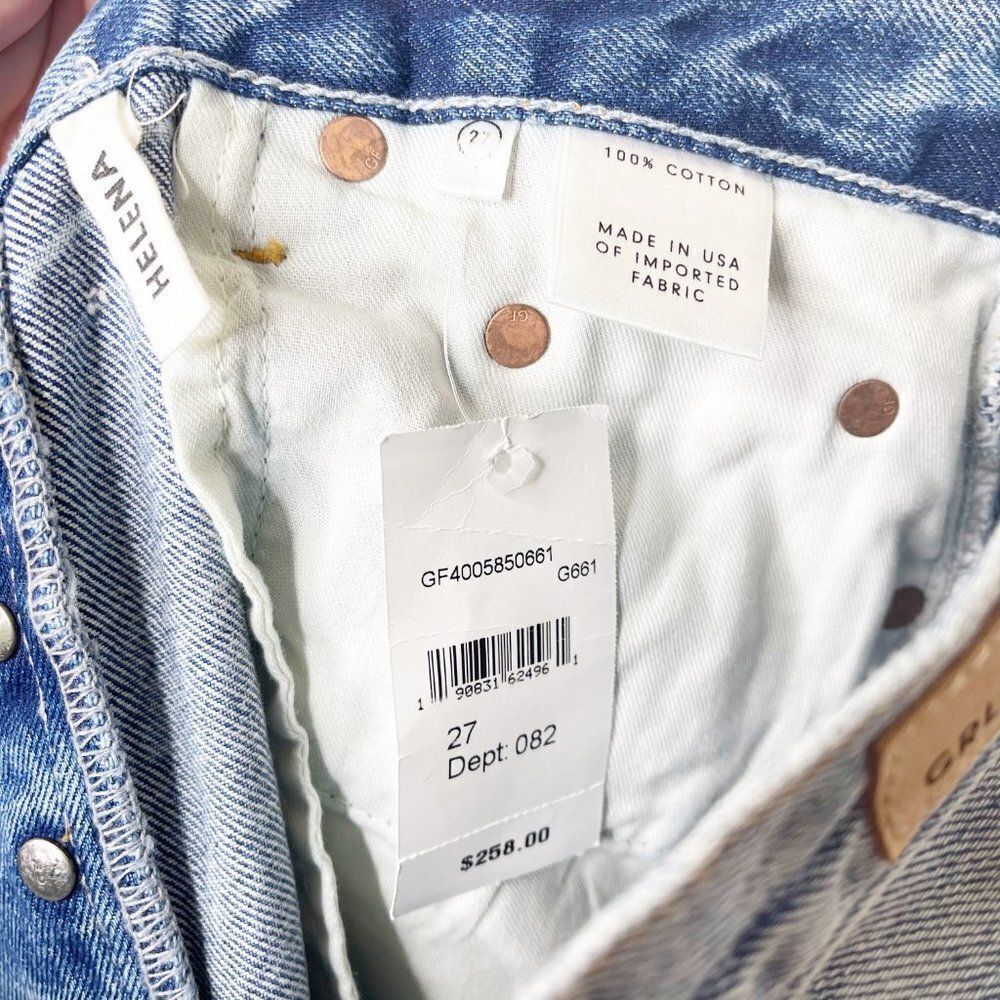 GRLFRND Helena High Rise Straight Crop Jeans - Picture 9 of 11